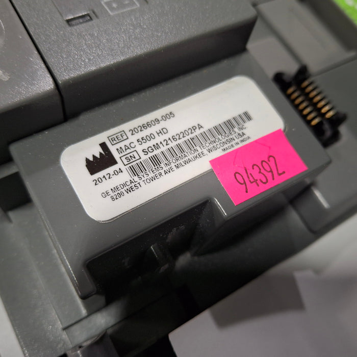 GE Healthcare MAC 5500 HD with CAM Module ECG System