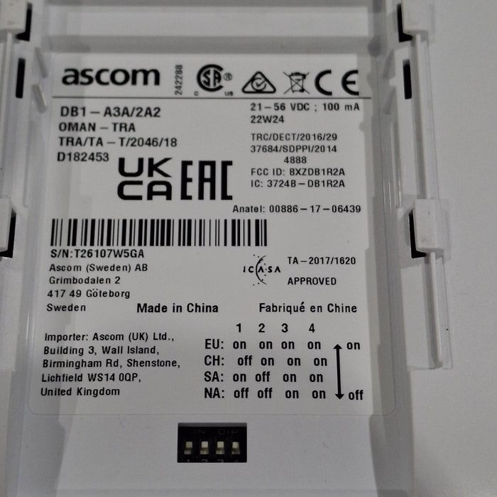 Ascom Ascom DB1 A3A/2A2 Base Station Computers Tablets & Networking reLink Medical
