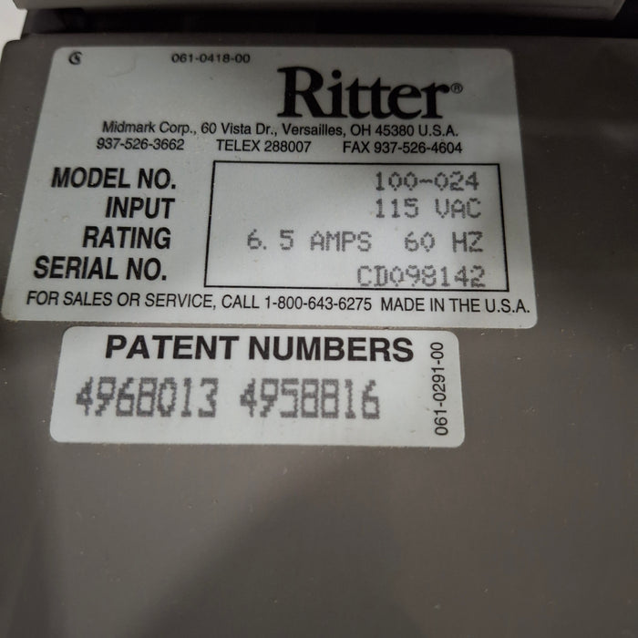 Ritter 104 Exam Table