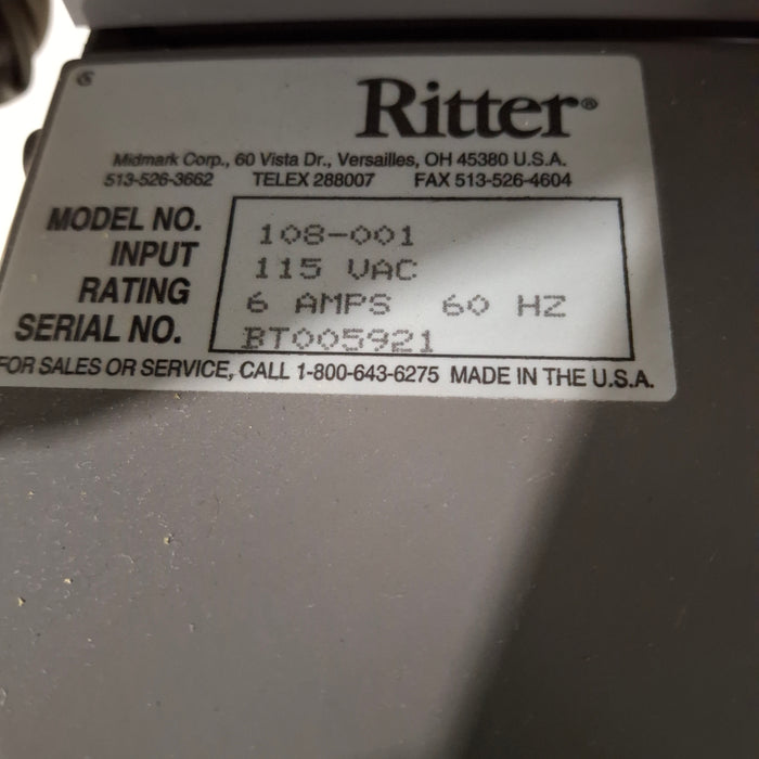 Ritter 108 Medical Examination Table