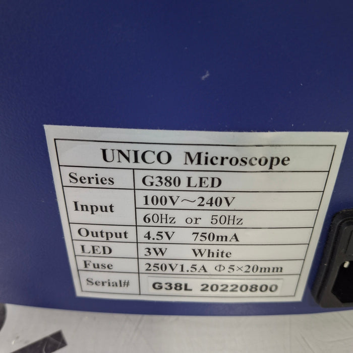 Unico G380 Binocular Microscope