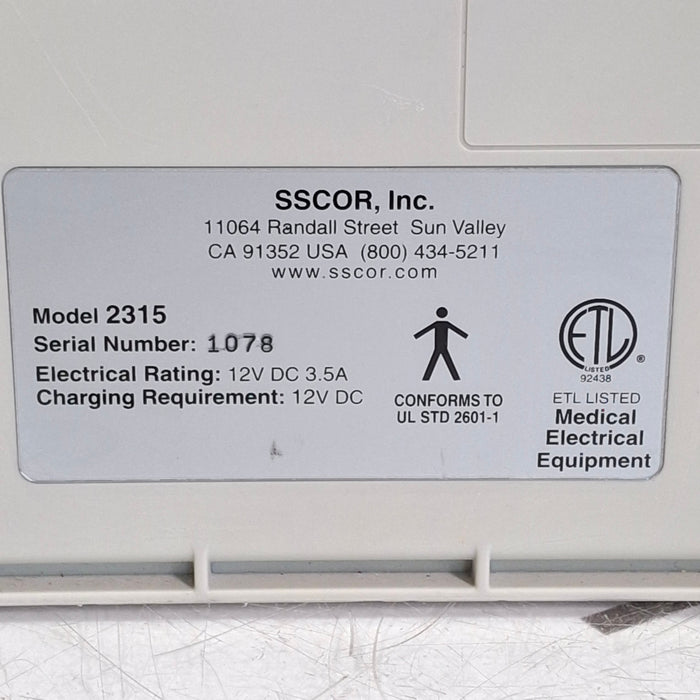 SSCOR, Inc. 2315 Pump suction