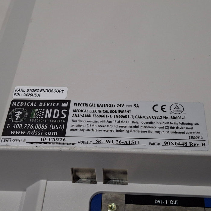 NDS Surgical Imaging SCWU26A1511 26" Medical Monitor