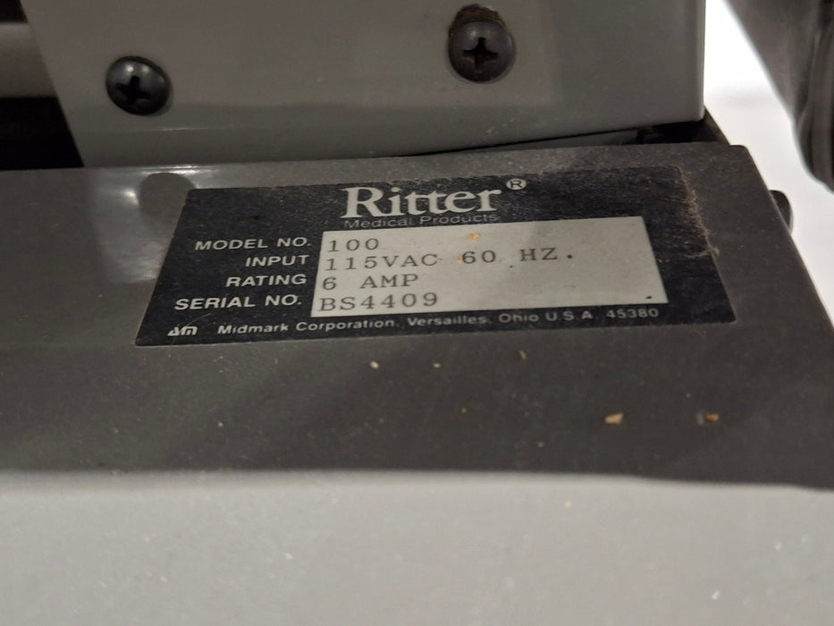 Ritter 100 Exam Table