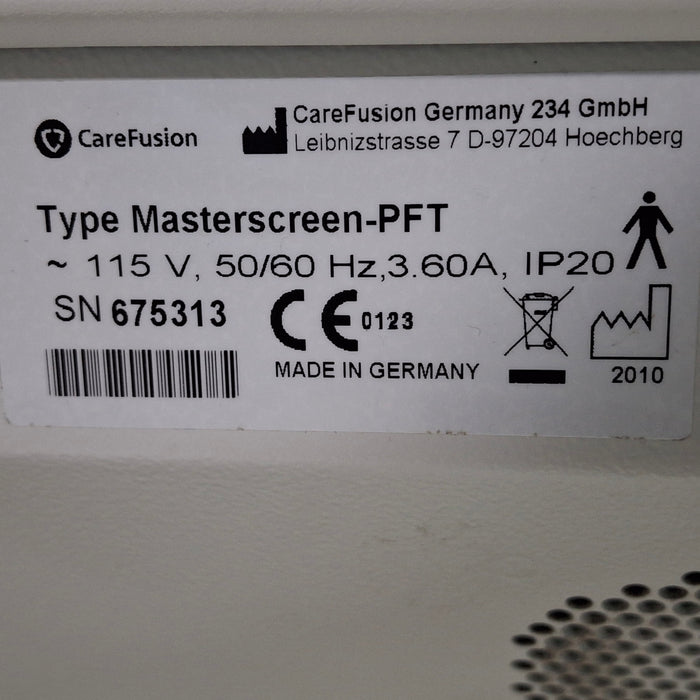 Jaeger Masterscreen-PFT Pulmonary Fuction Testing