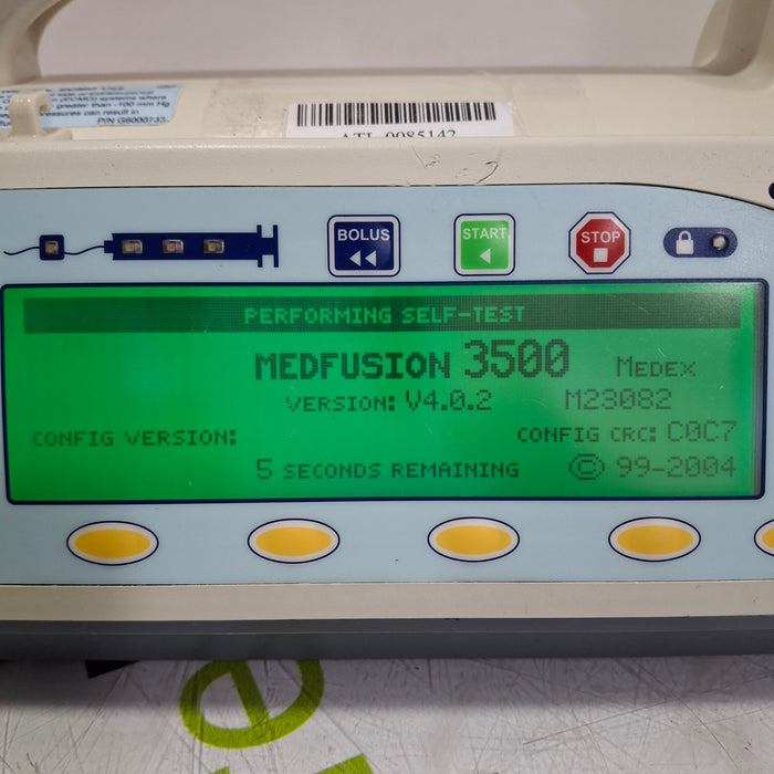 Smiths Medical Medfusion 3500 Syringe Infusion Pump