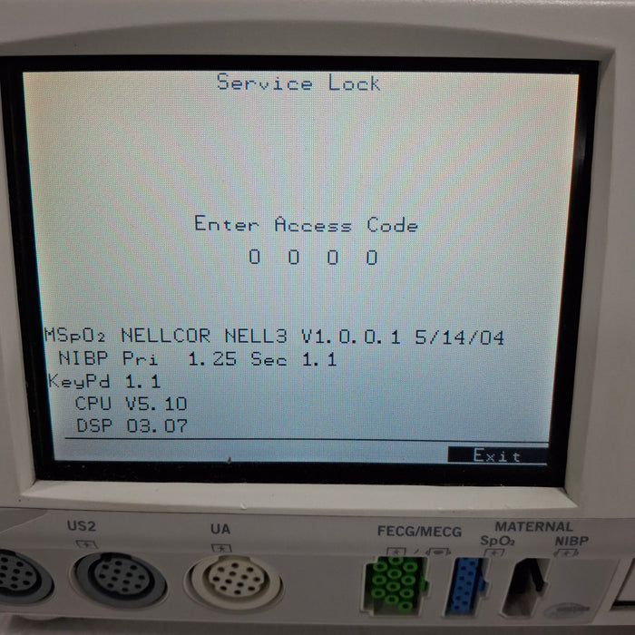 GE Healthcare Corometrics 250cx Series Model 259cx-a Fetal Monitor