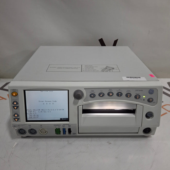 GE Healthcare Corometrics 250cx Series Model 259cx-a Fetal Monitor