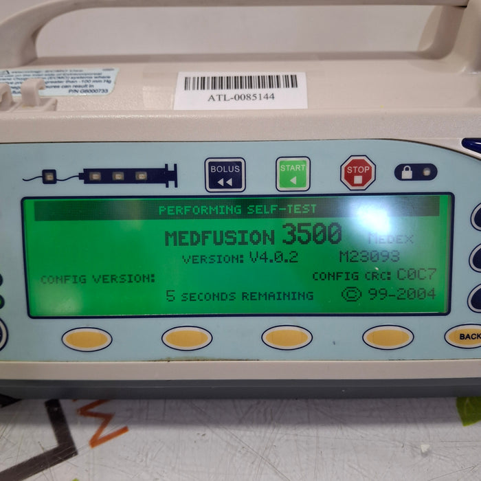 Smiths Medical Medfusion 3500 Syringe Infusion Pump