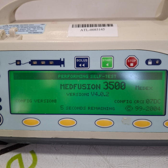 Smiths Medical Medfusion 3500 Syringe Infusion Pump