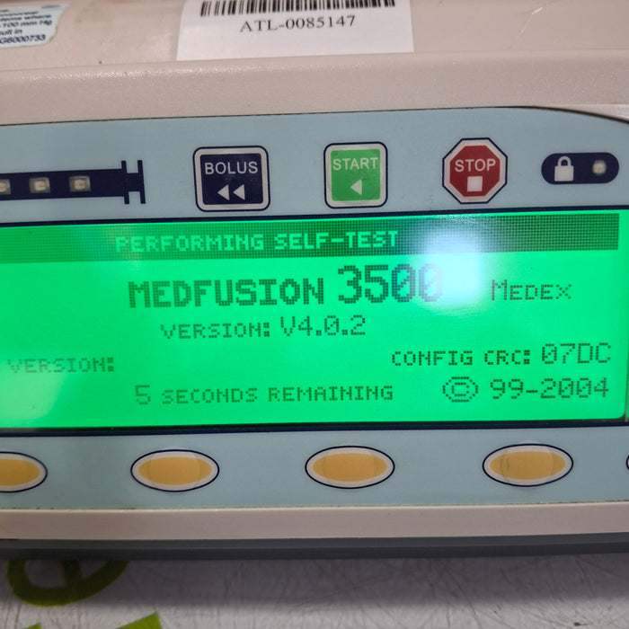 Smiths Medical Medfusion 3500 Syringe Infusion Pump