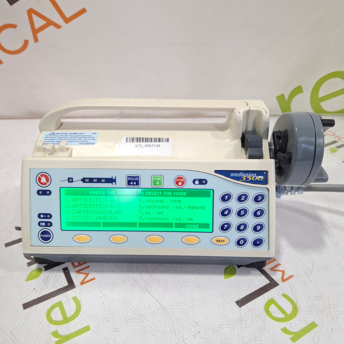 Smiths Medical Medfusion 3500 Syringe Infusion Pump