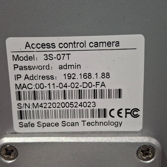 Safe Space Scan Technology 3S-07 Scanner