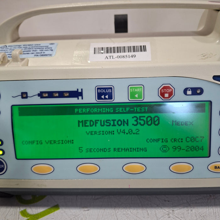 Smiths Medical Medfusion 3500 Syringe Infusion Pump