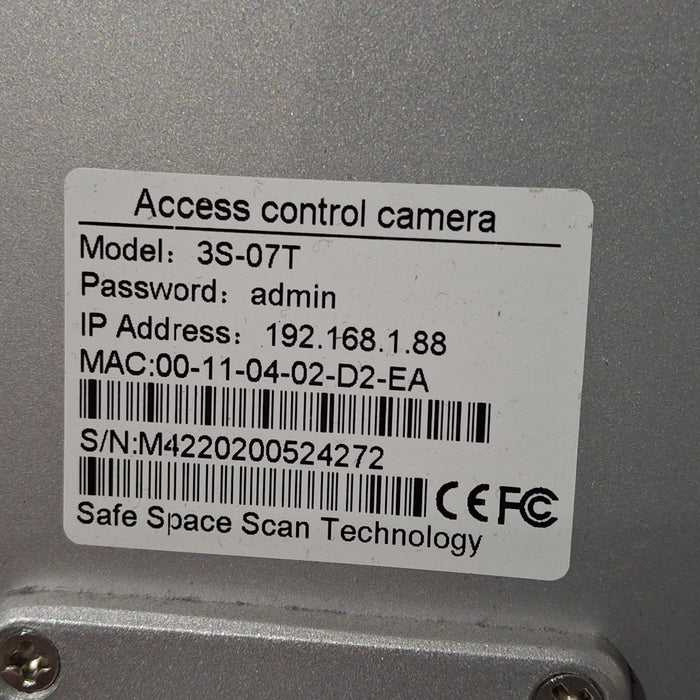 Safe Space Scan Technology 3S-07 Scanner