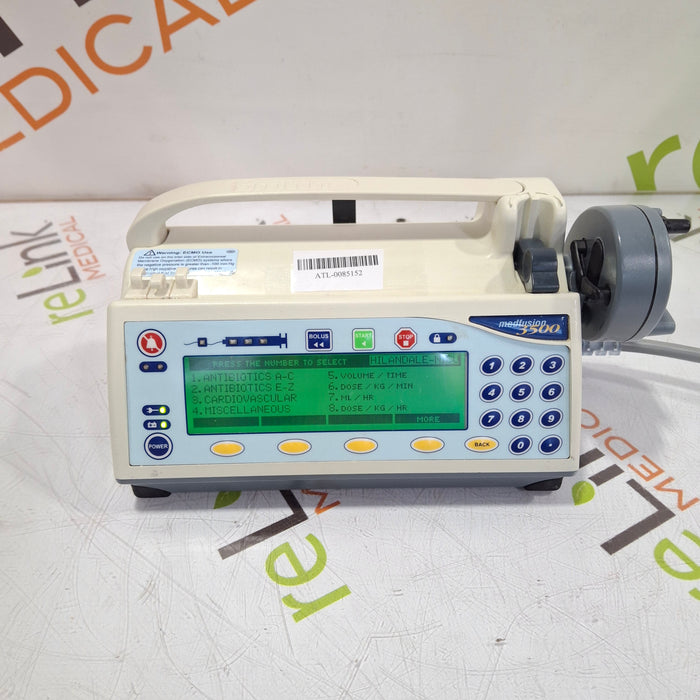 Smiths Medical Medfusion 3500 Syringe Infusion Pump