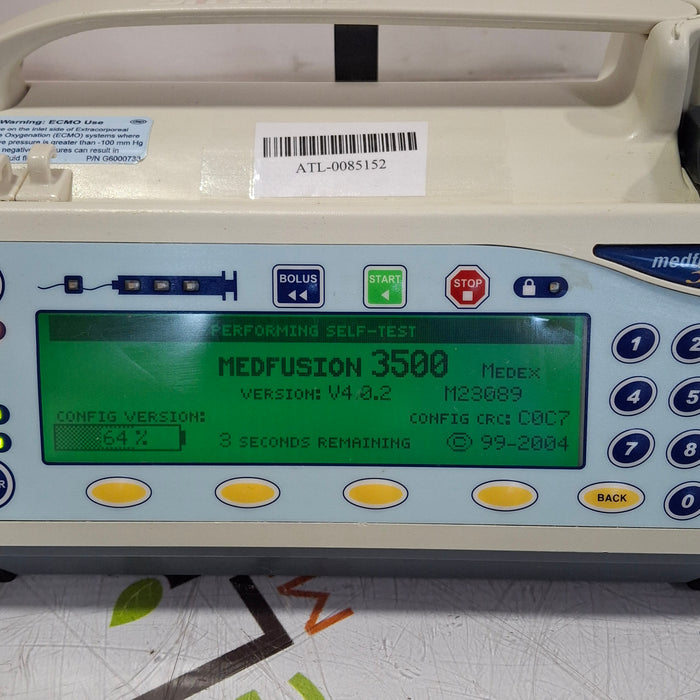 Smiths Medical Medfusion 3500 Syringe Infusion Pump