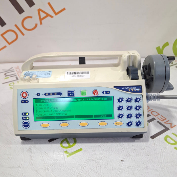 Smiths Medical Medfusion 3500 Syringe Infusion Pump