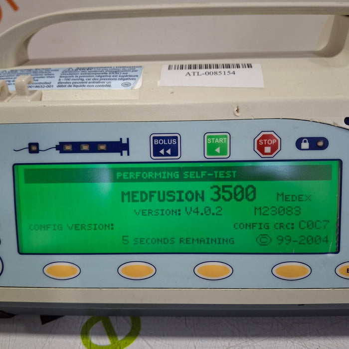 Smiths Medical Medfusion 3500 Syringe Infusion Pump