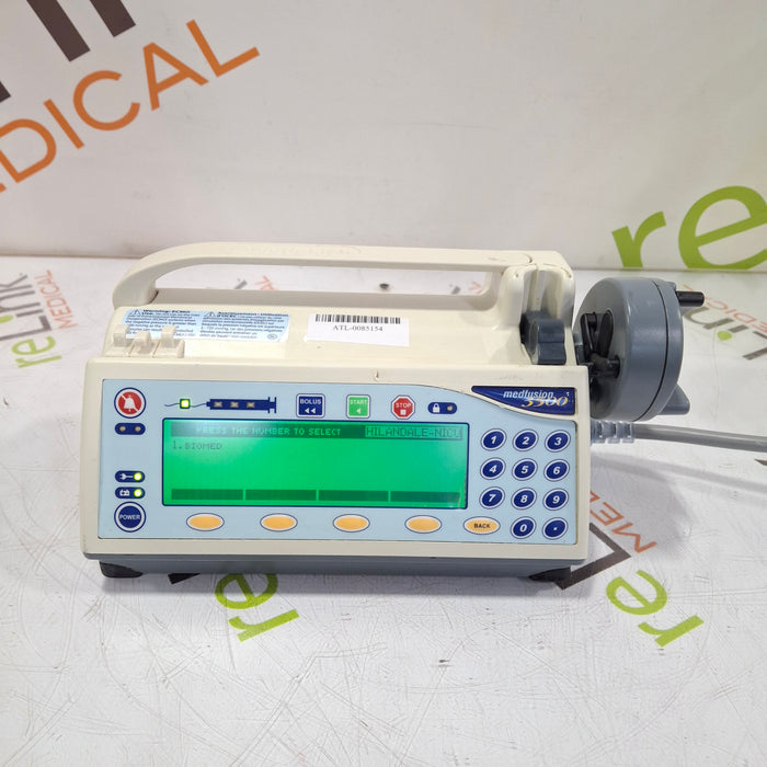 Smiths Medical Medfusion 3500 Syringe Infusion Pump