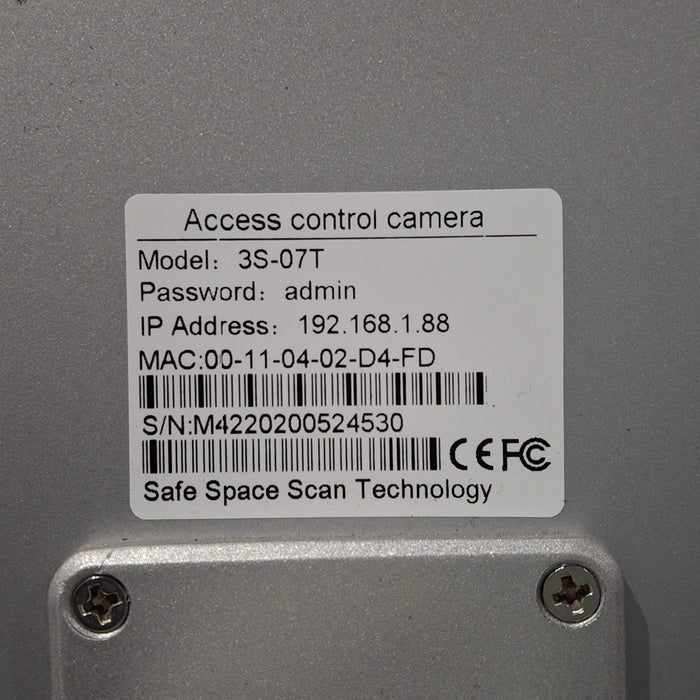 Safe Space Scan Technology 3S-07 Scanner