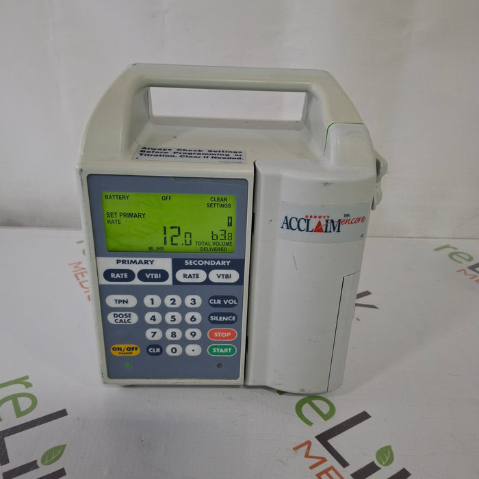 Abbott Hospira Acclaim Encore Infusion Pump