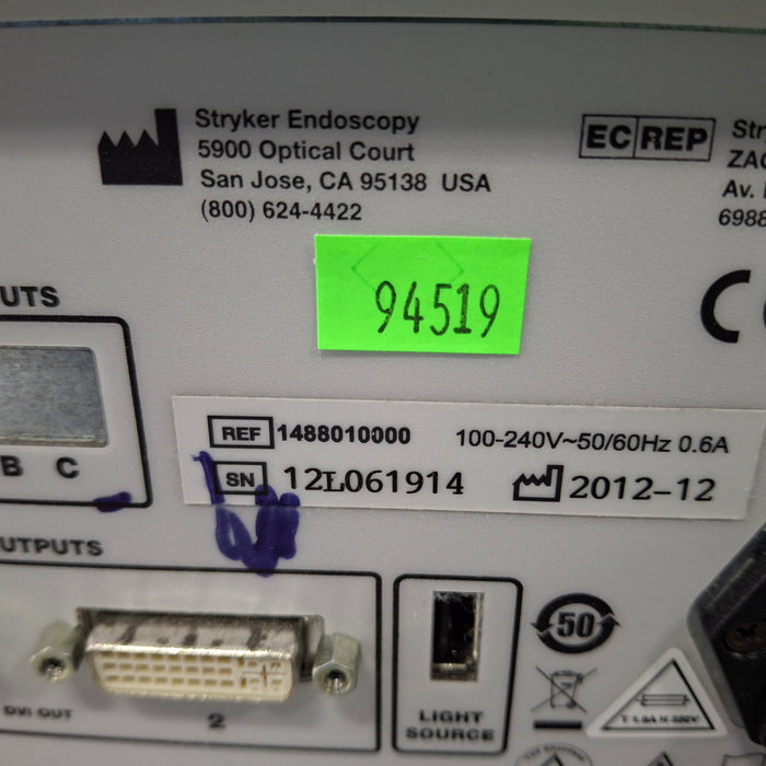 Stryker 1488HD Camera Control Unit
