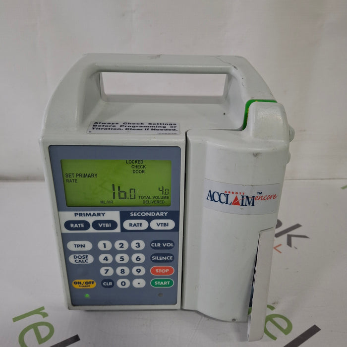 Abbott Hospira Acclaim Encore Infusion Pump