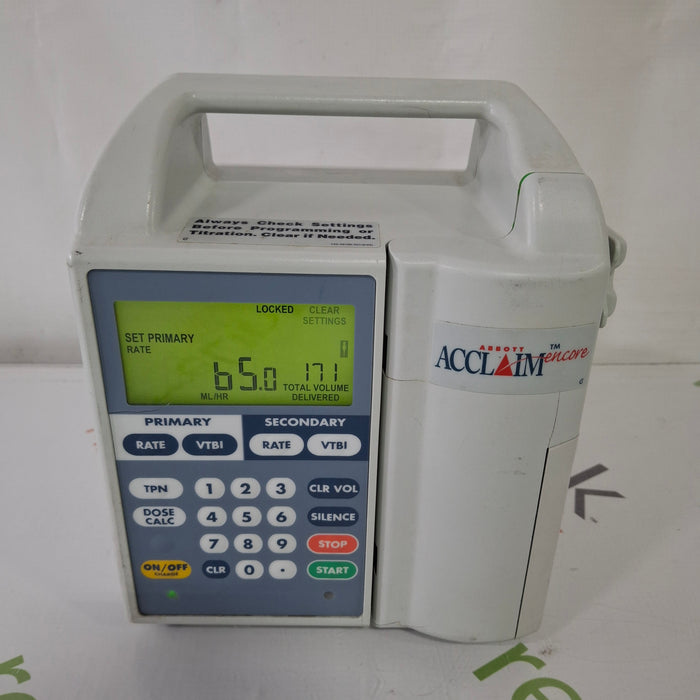 Abbott Hospira Acclaim Encore Infusion Pump