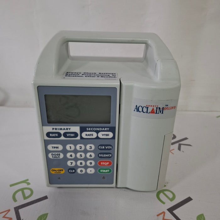 Abbott Hospira Acclaim Encore Infusion Pump