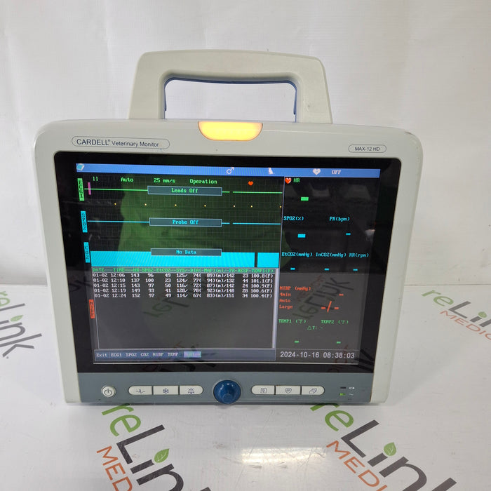 Midmark Cardell MAX-12 HD Veterinary Monitor