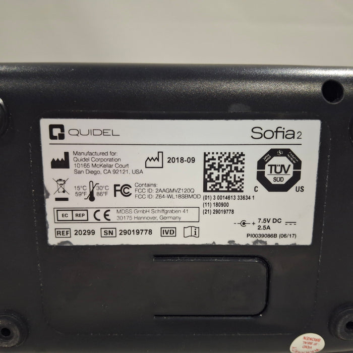 Quidel Sofia 2 Fluorescent Immunoassay Analyzer