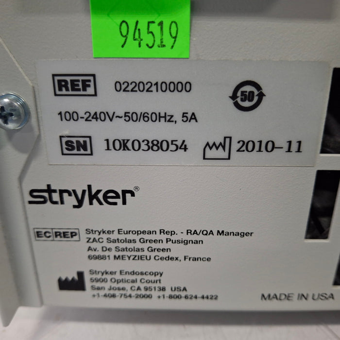 Stryker Stryker L9000 Light Source Rigid Endoscopy reLink Medical