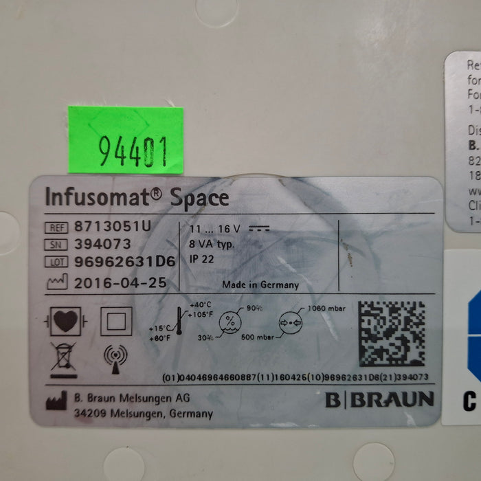 B. Braun Infusomat Space Infusion Pump