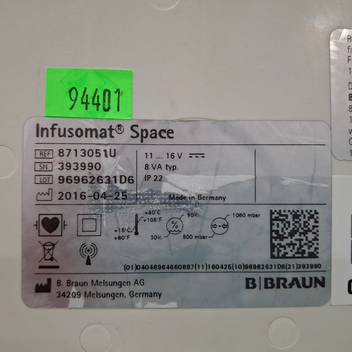 B. Braun Infusomat Space Infusion Pump