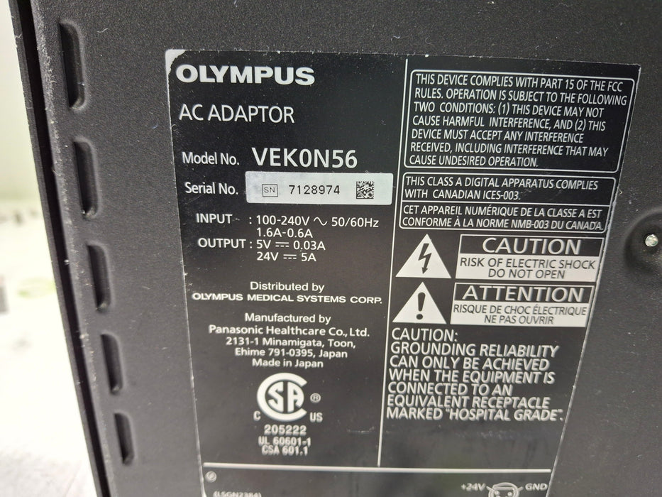 Olympus VEK0N56 Surgical Display AC Adapter