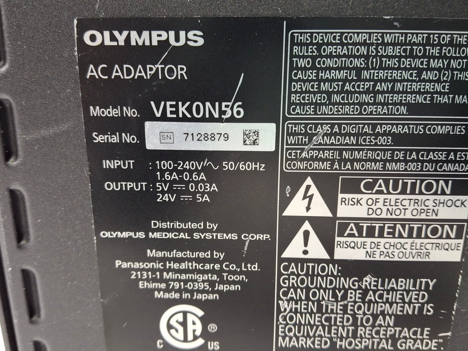 Olympus VEK0N56 Surgical Display AC Adapter