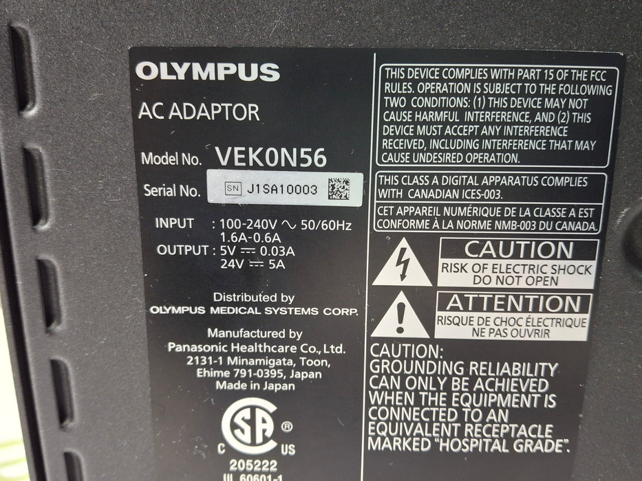 Olympus VEK0N56 Surgical Display AC Adapter