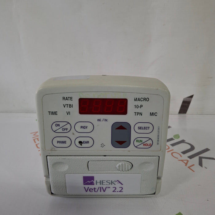 Heska Corporation VET/IV 2.2 Infusion Pump