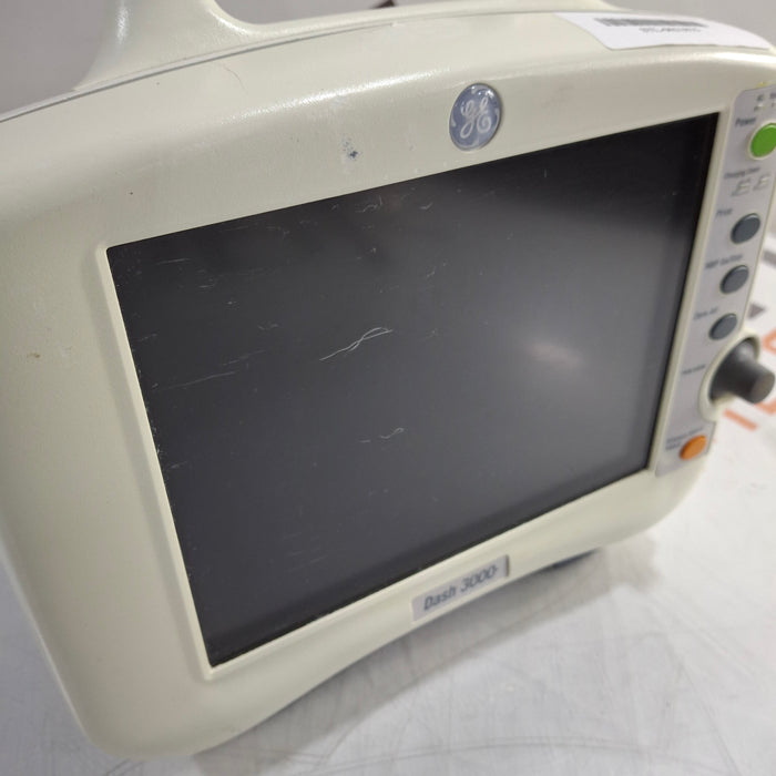 GE Healthcare Dash 3000 - Masimo SpO2 Patient Monitor