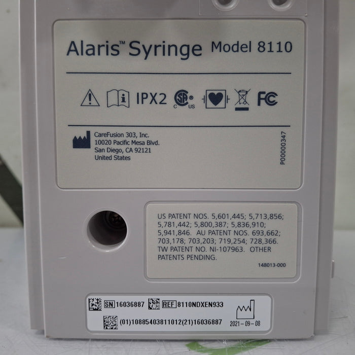 CareFusion CareFusion Alaris 8110 Syringe Pump Module Infusion Pump reLink Medical