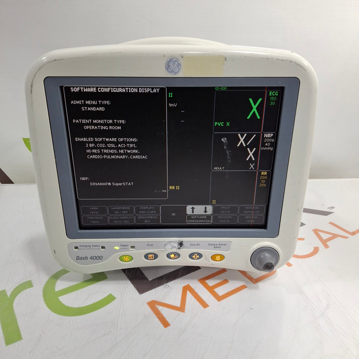 GE Healthcare Dash 4000 - GE/Nellcor SpO2 Patient Monitor