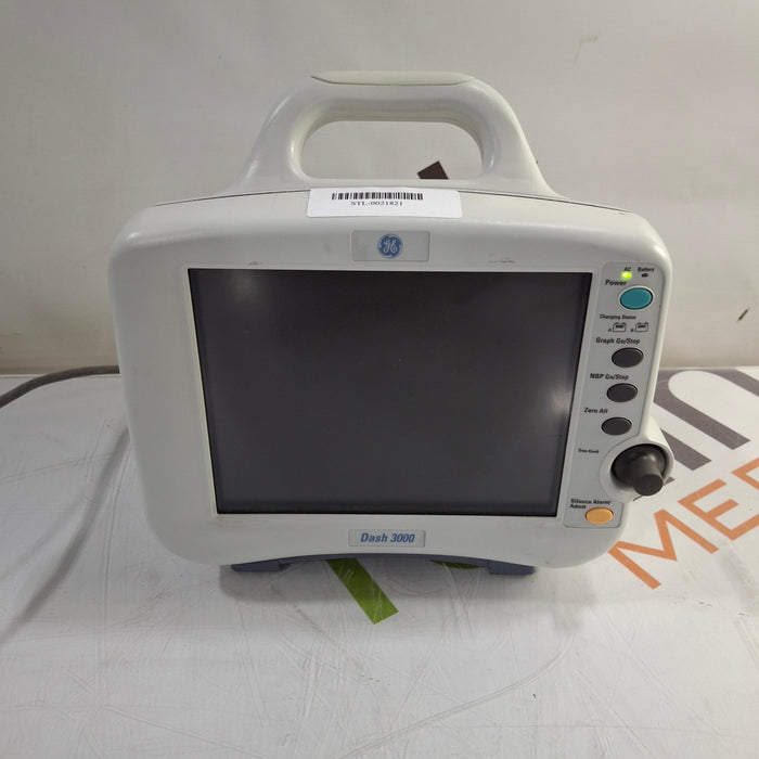 GE Healthcare Dash 3000 - Masimo SpO2 Patient Monitor