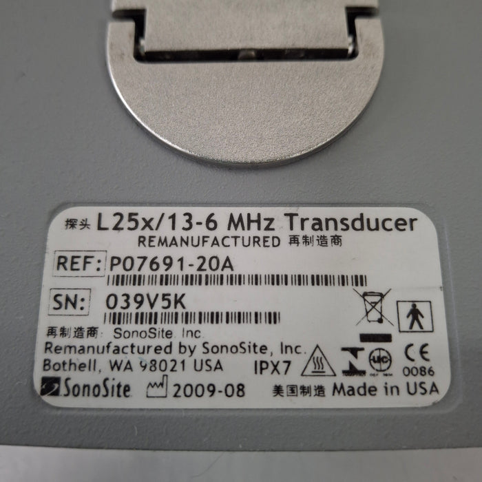 Sonosite Sonosite L25x/13-6 Linear Transducer Ultrasound Probes reLink Medical