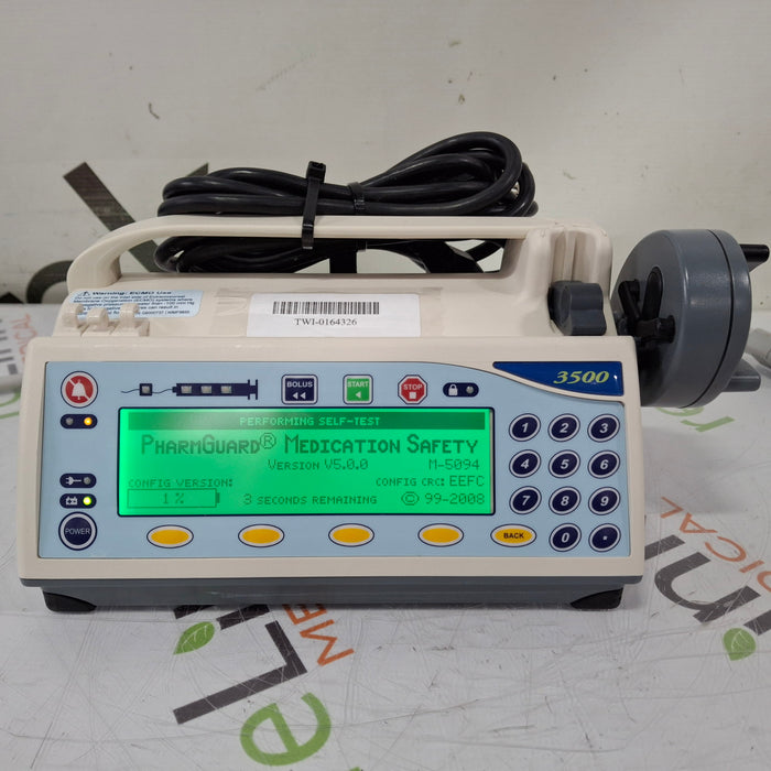 Smiths Medical Medfusion 3500 Syringe Infusion Pump