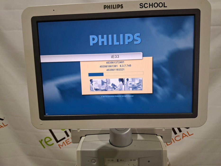 Philips IE33 A-E Cart Ultrasound