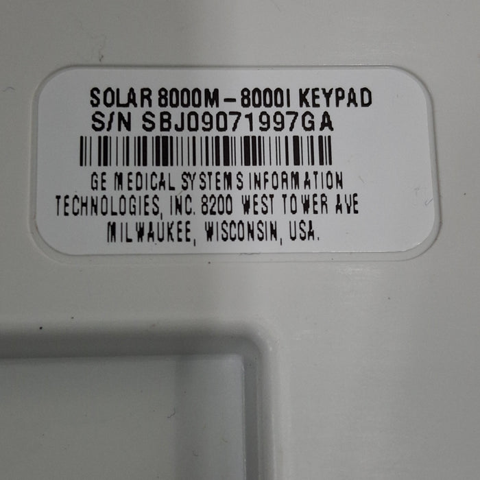 GE Healthcare Solar 8000i Keypad