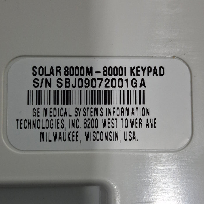 GE Healthcare Solar 8000i Keypad