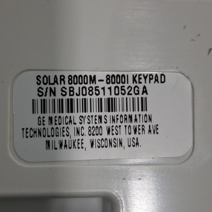 GE Healthcare Solar 8000i Keypad