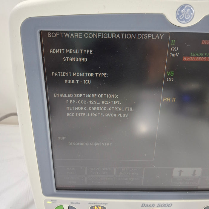 GE Healthcare Dash 5000 - GE/Nellcor SpO2 Patient Monitor